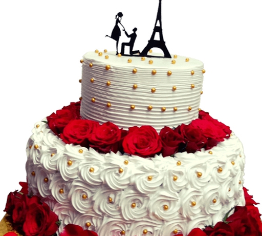 2 Storey Wedding Cake 3
