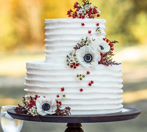 Double Decor Wedding Cake 2