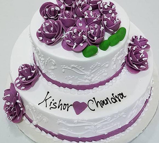 2 Storey Wedding Cake 2